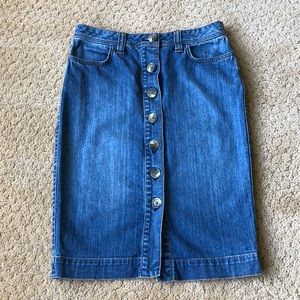 Boden jean skirt. Size 4R.